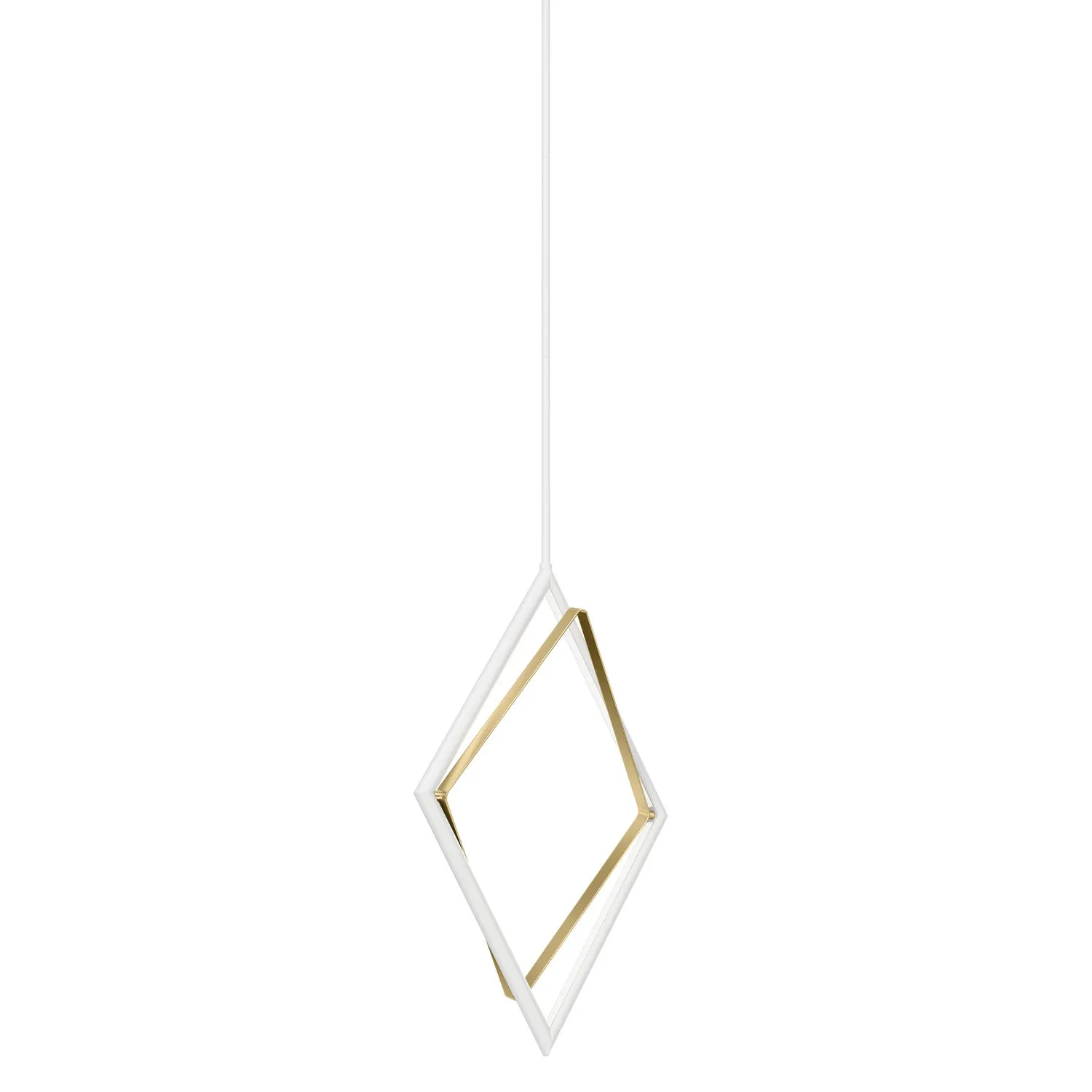 LED Pendant from the Darski Collection in White Finish by Kichler