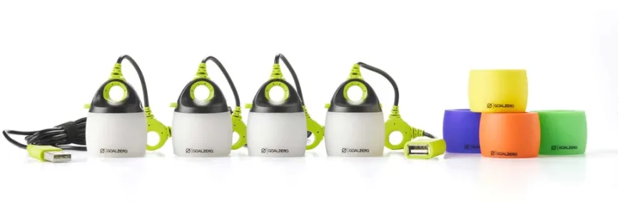 Light-A-Life Mini 4-Pack Lights with Shades