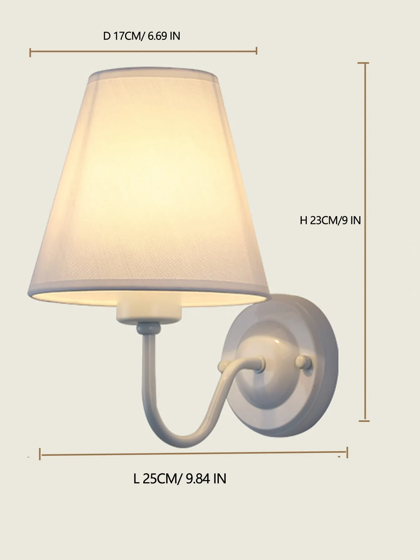 Modern E27 Indoor Wall Lamp for Living Room (Bulb Not Included)