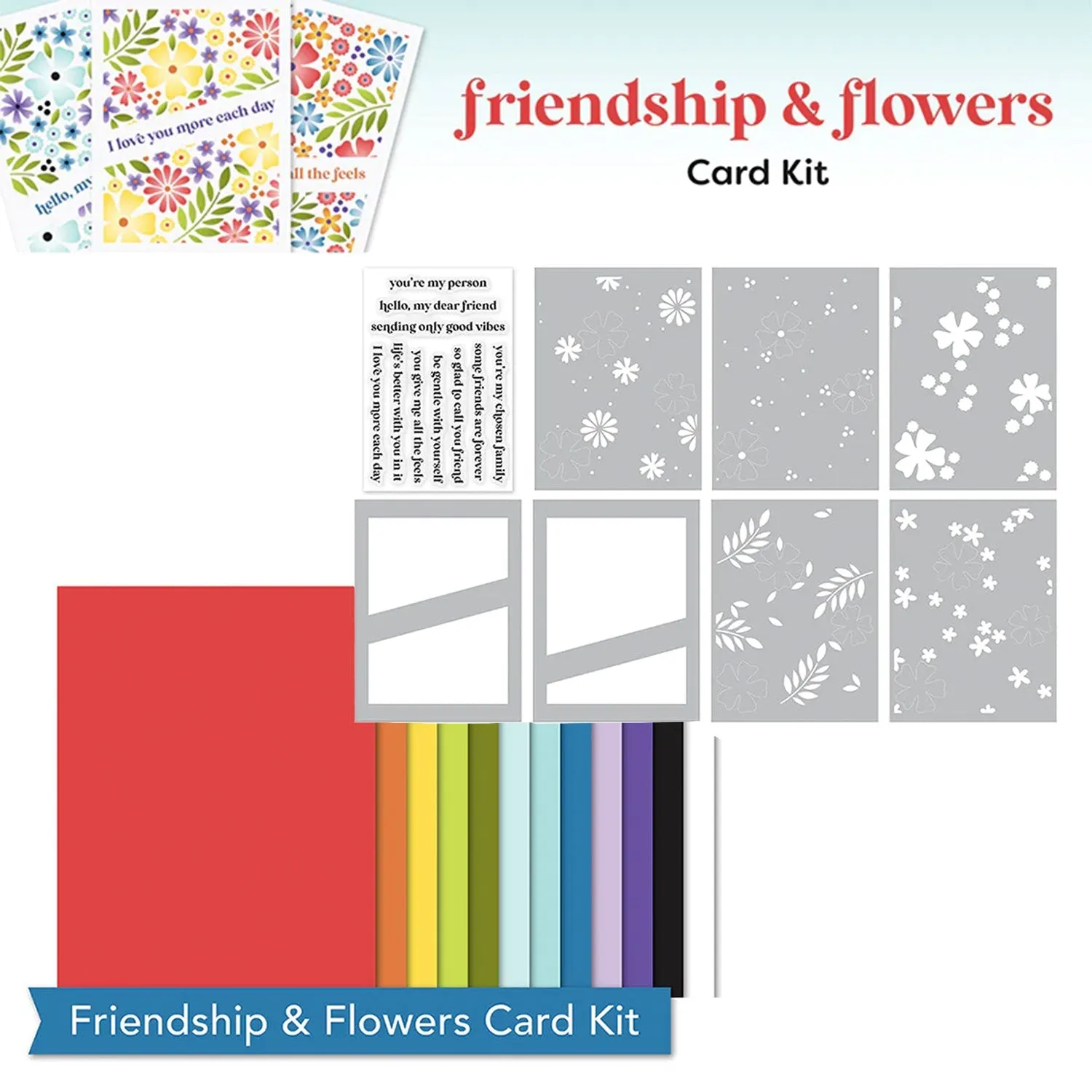 My Favorite Things Friendship & Flowers Card Kit