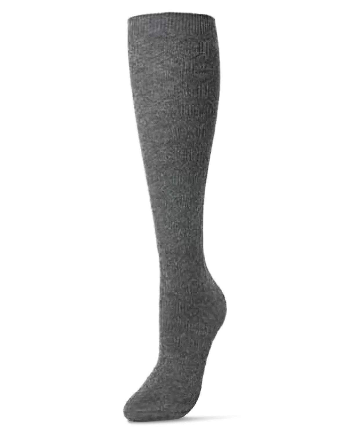 Natori Medallion Knit Wool Blend Knee Socks