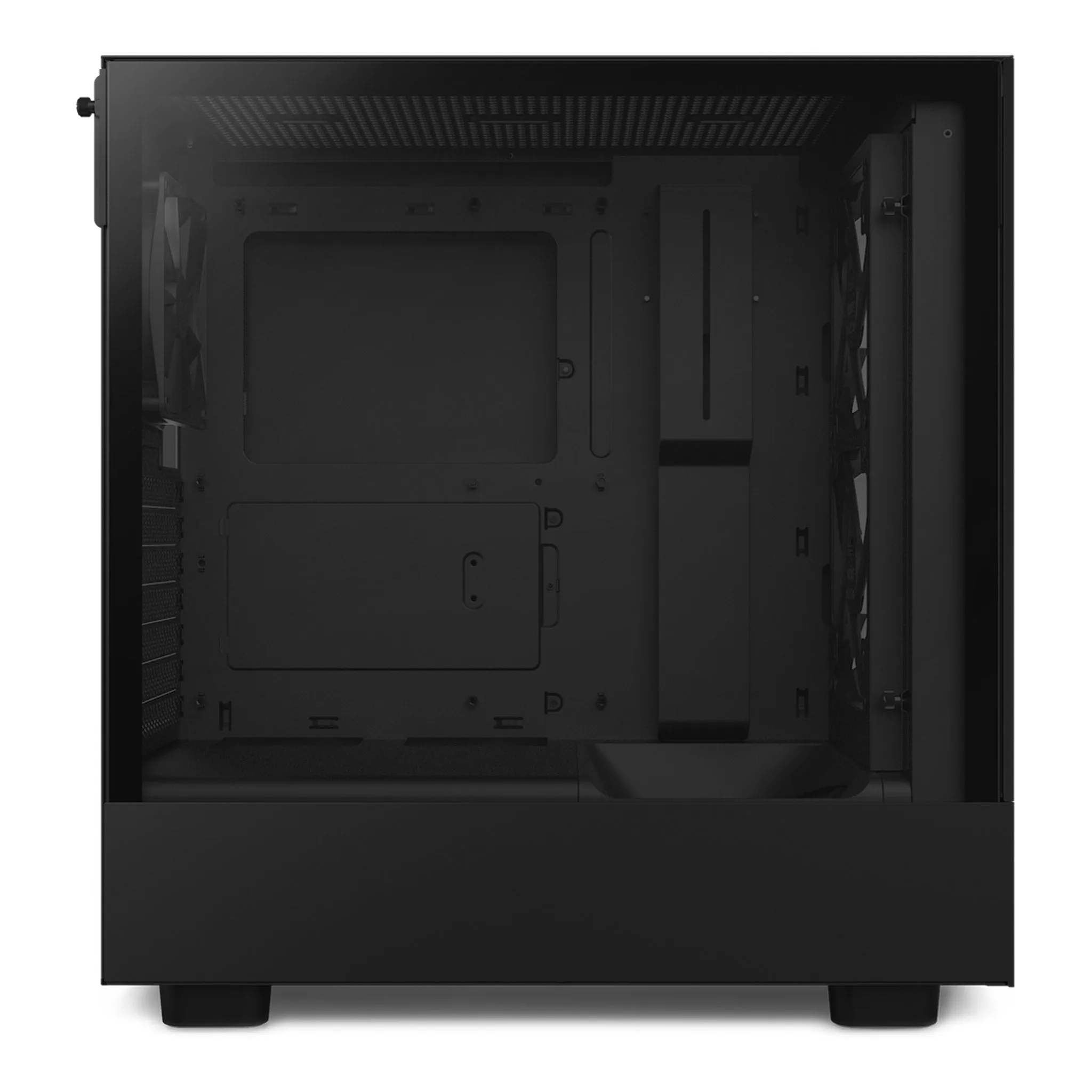 NZXT CC-H51FB-R1 H5 Flow RGB ATX Mid-Tower Case with RGB Fans - Black