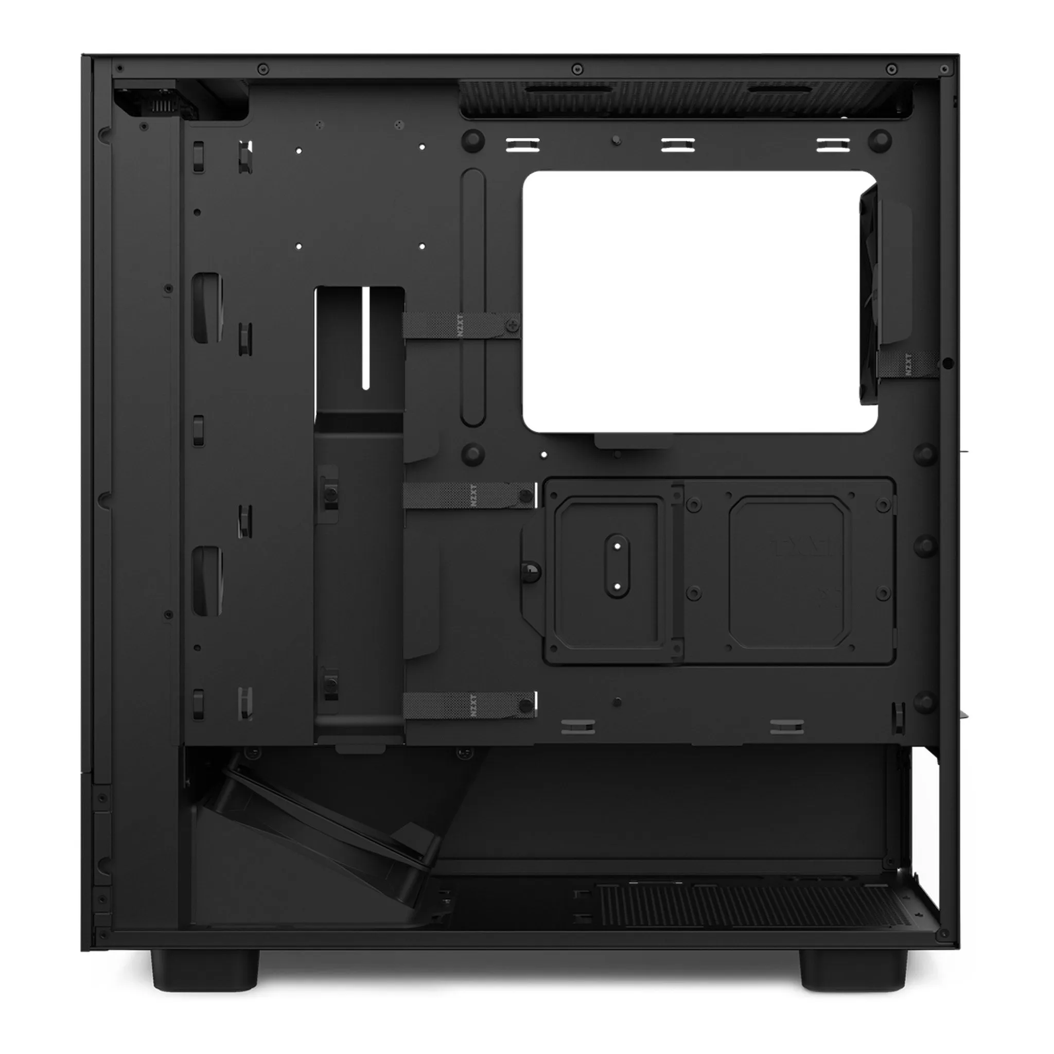 NZXT CC-H51FB-R1 H5 Flow RGB ATX Mid-Tower Case with RGB Fans - Black