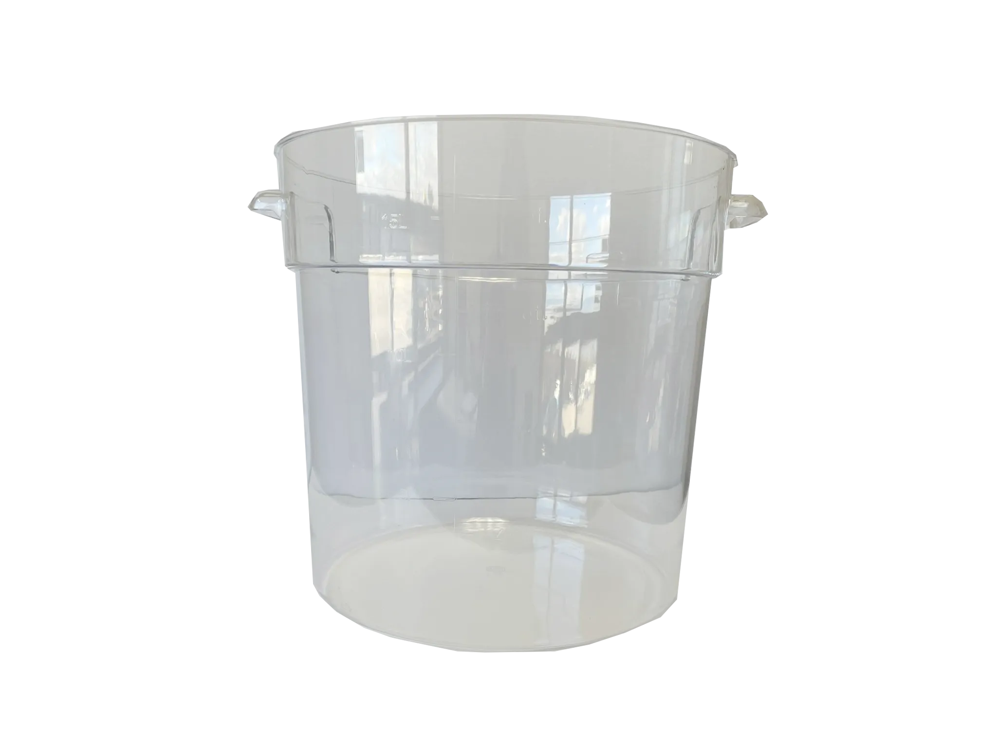 Omega Clear Polycarbonate Round Storage Container - Various Sizes