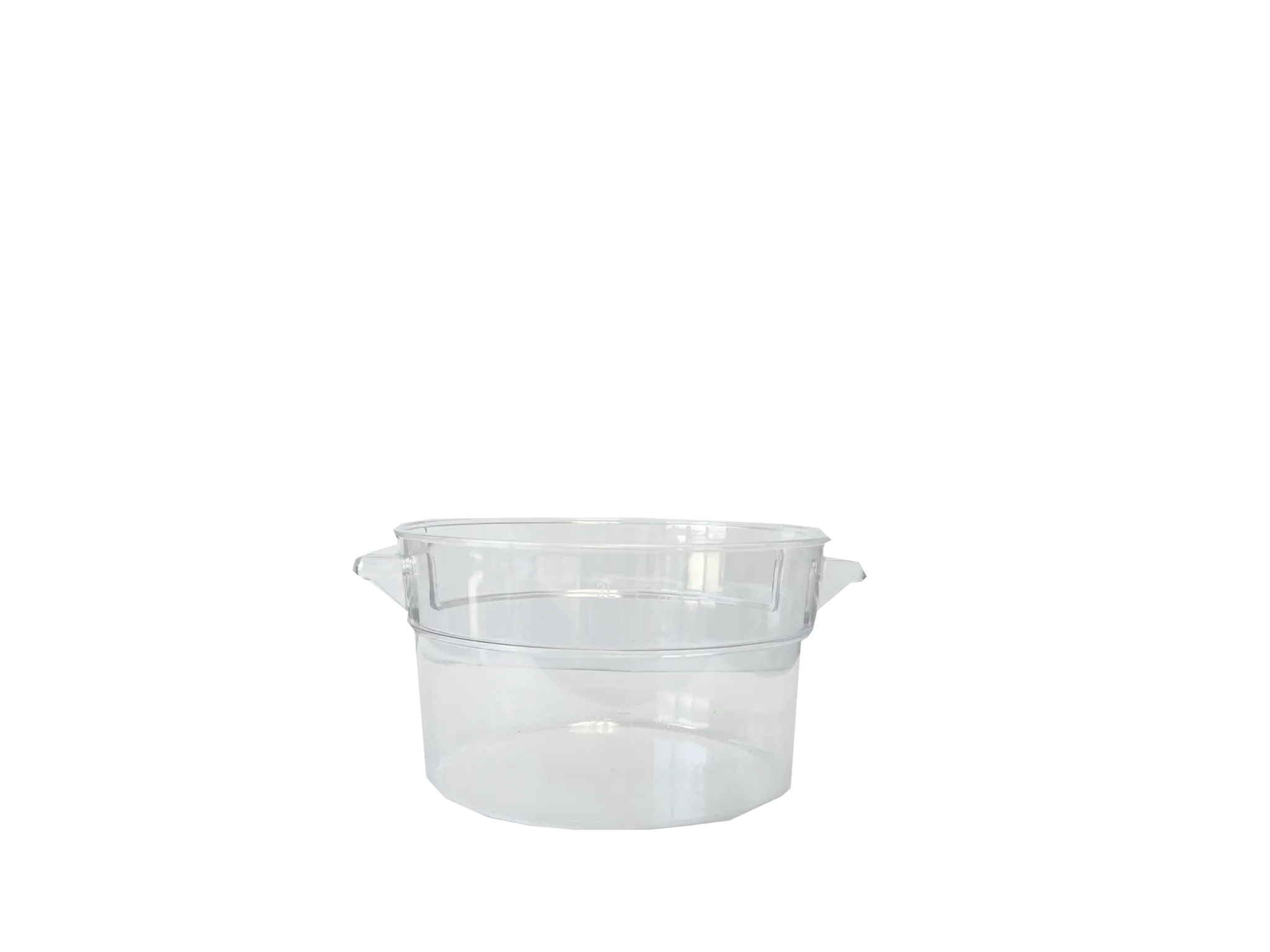 Omega Clear Polycarbonate Round Storage Container - Various Sizes