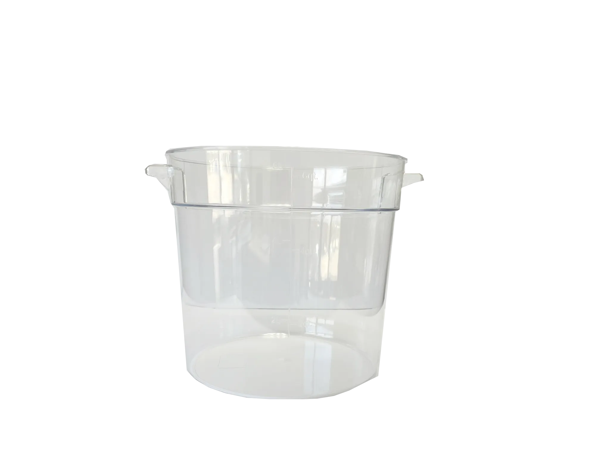 Omega Clear Polycarbonate Round Storage Container - Various Sizes