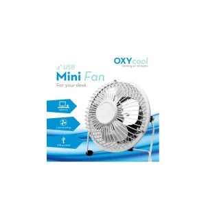 Oxy Cool Mini Fan Usb 4 Inch