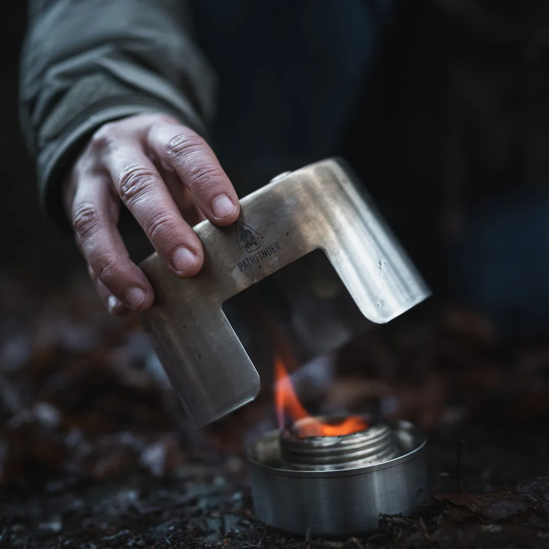 Pathfinder Alcohol Stove & Stove Stand COMBO