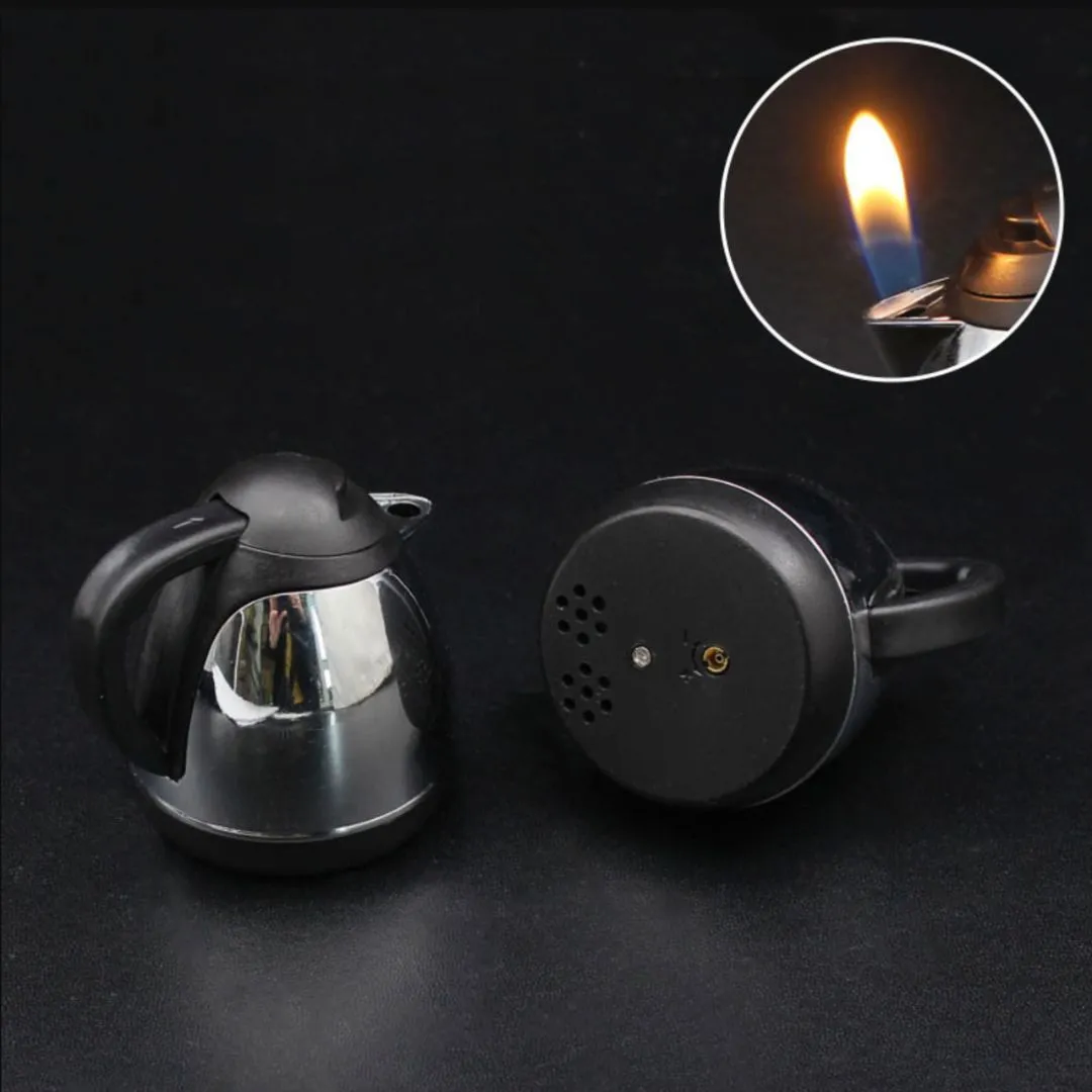 Pretty Kettle Shaped Lighter | Butane Gas Refillable Flame Lighter