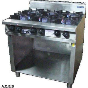 SHEFFIELD 6 BURNER BOILING TABLE