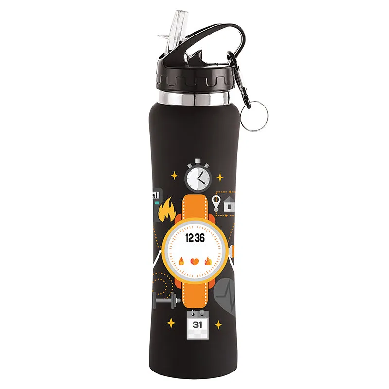 Tick Timer Sipper Water Bottle - 750 ML