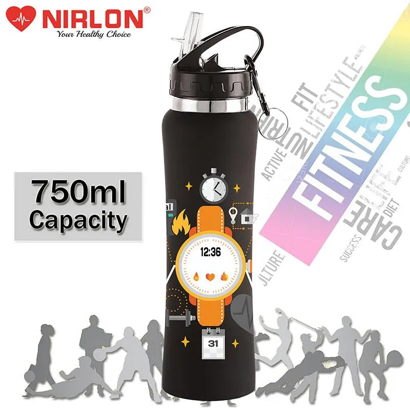 Tick Timer Sipper Water Bottle - 750 ML