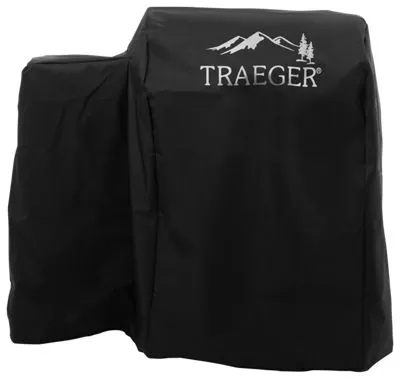 Traeger Full Length Grill Cover for 20 Series Pellet Grills, Black