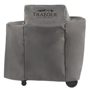 Traeger Full Length Grill Cover for Ironwood 650 Pellet Grill, Gray