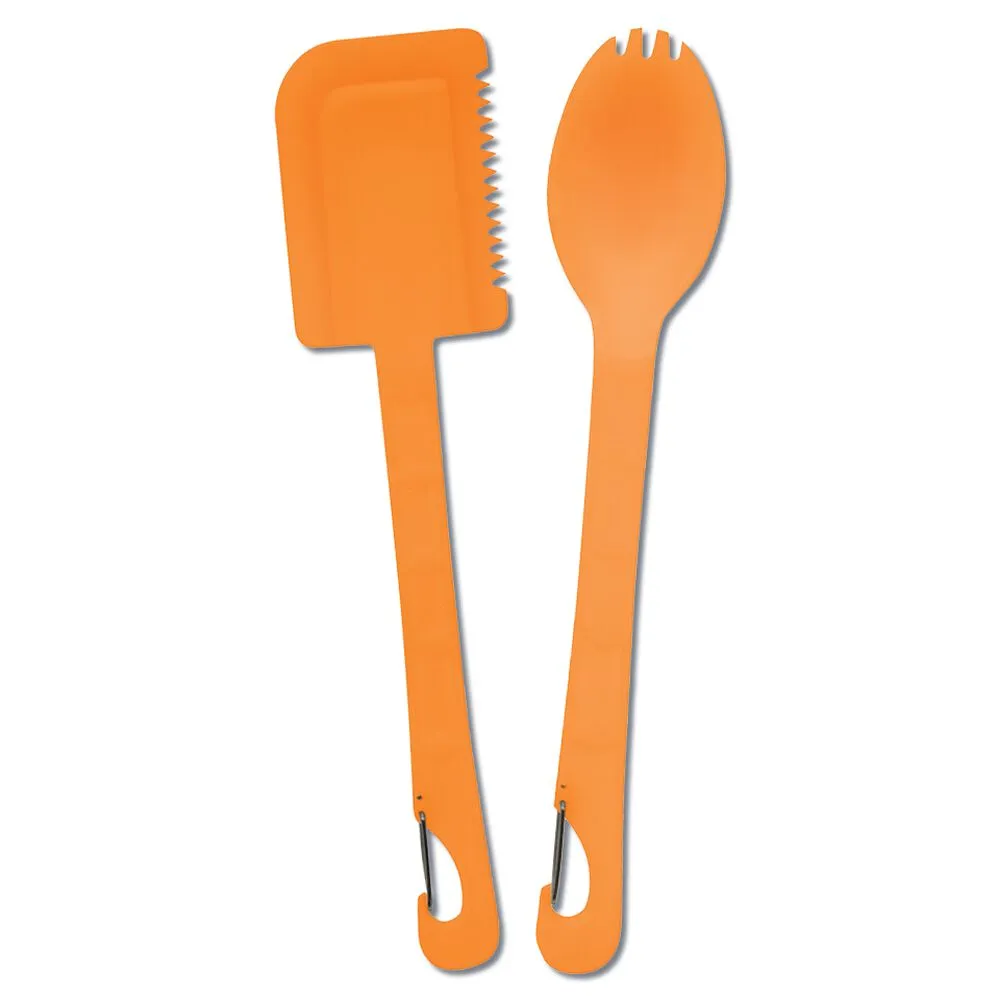 Ust-1156905 Klipp Spork & Spatula, Orange