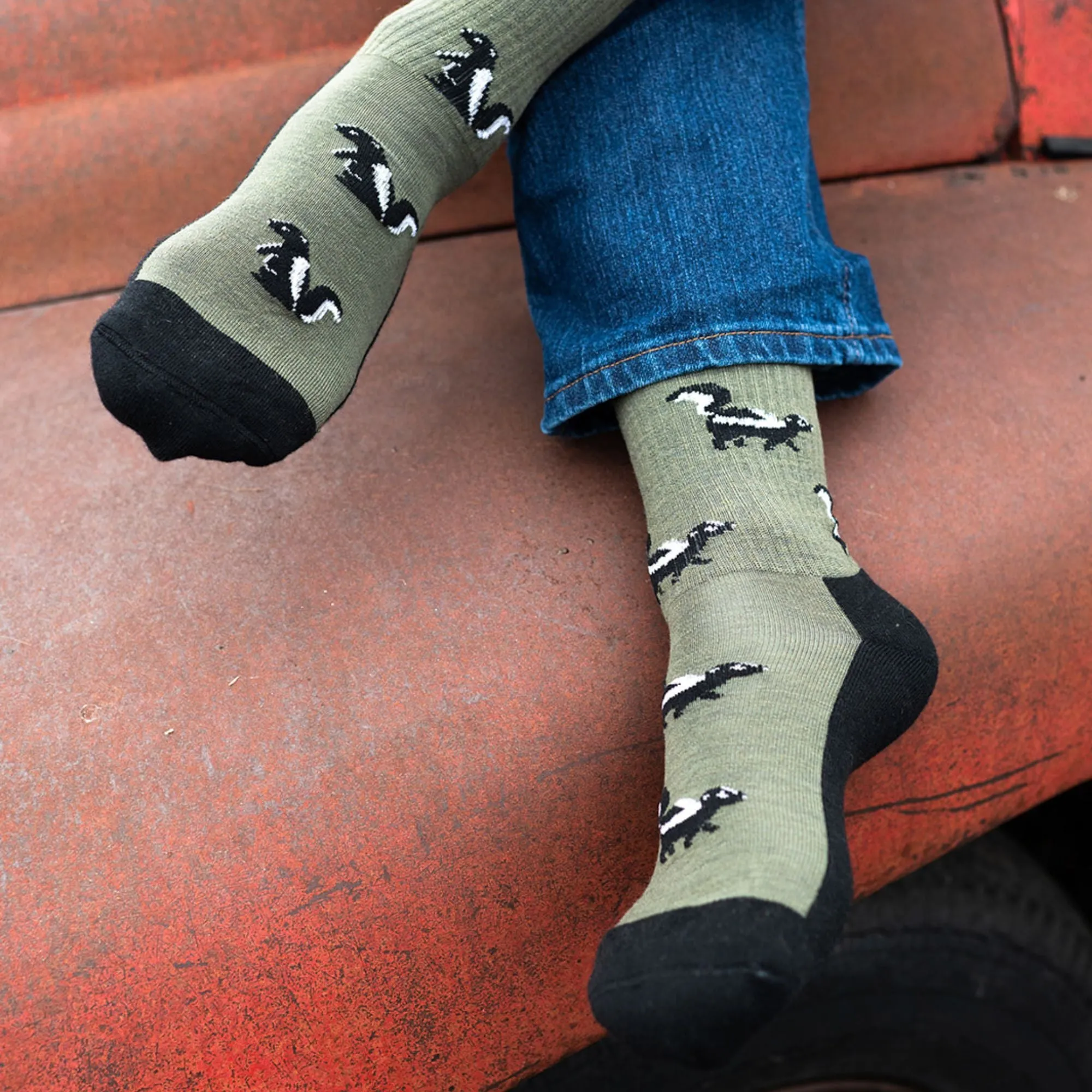 Women's Skunk Merino Wool Socks