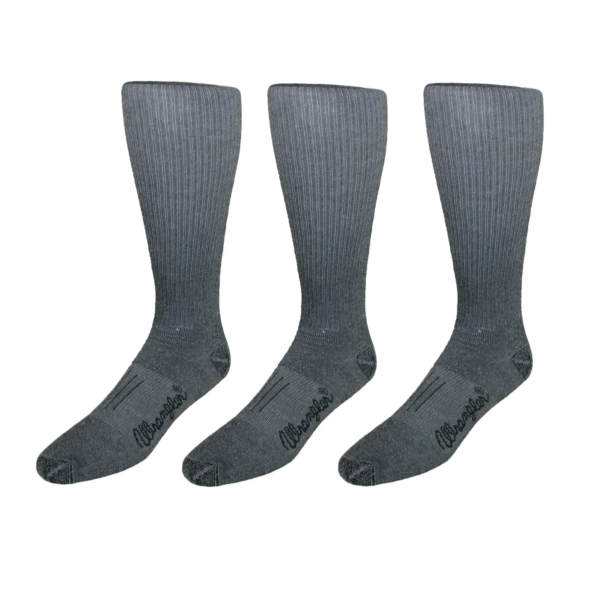 Wrangler Men's Over the Calf Boot Sock (3 Pair Pack)